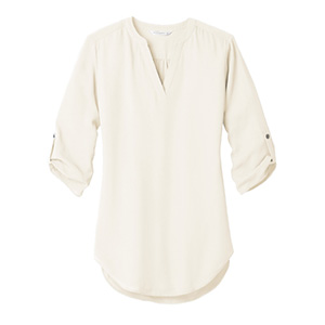 Port Authority Ladies 3/4-Sleeve Tunic Blouse Thumbnail