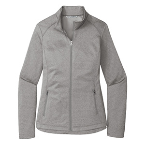 Port Authority Ladies Heather Fleece Full-Zip Jacket Thumbnail