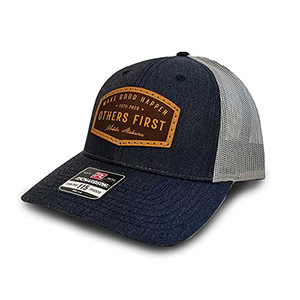 Richardson Low Profile Trucker with Leather Patch / Thumbnail