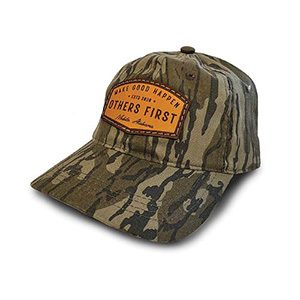 Mossy Oak Bottom Land Leather Patch Cap Thumbnail