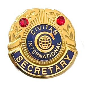 Secretary Pin (Club) Thumbnail