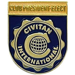 Civitan Club President-Elect Lapel Pin Thumbnail