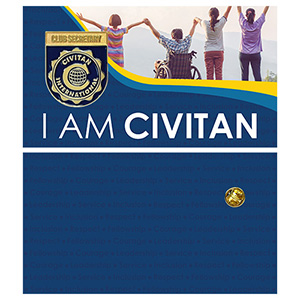 Civitan Club Secretary Lapel Pin / Thumbnail