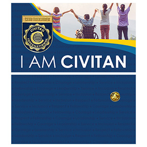 Civitan Club Treasurer Lapel Pin / Thumbnail