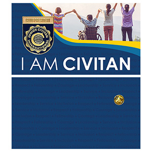 Junior Civitan Club President Lapel Pin / Thumbnail