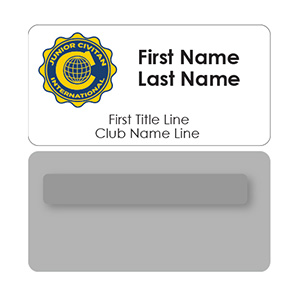 Junior Civitan Name Tag - 3 line / Thumbnail