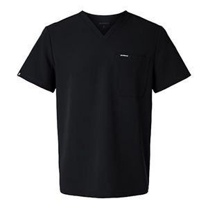 Jaanuu Men's 1-Pocket Scrub V-Neck Top Thumbnail