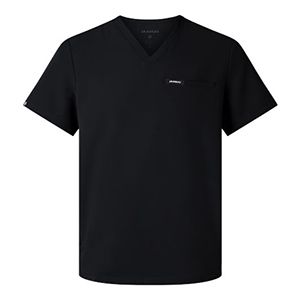 Jaanuu Men's 3-Pocket Scrub V-Neck Top / Thumbnail
