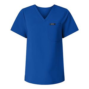 Jaanuu Women's 1-Pocket Scrub V-Neck Top / Thumbnail
