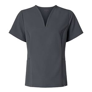 Jaanuu Women's Fit & Flare Scrub V-Neck Top Thumbnail