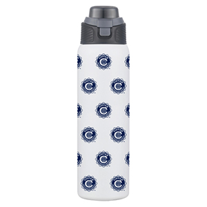 28 oz 2 in 1 Stainless Steel Water Bottle - White Thumbnail