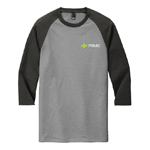 Unisex Raglan 3/4 Sleeve Tee Thumbnail