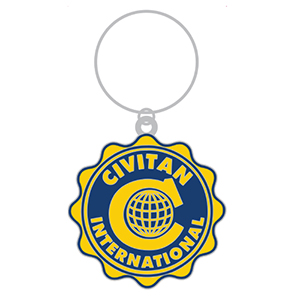 Keyring with Civitan Charm Thumbnail