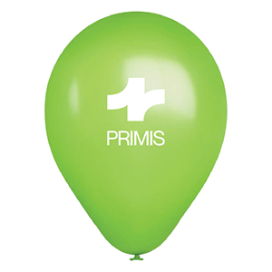 9" Lime Green Latex Balloon Thumbnail