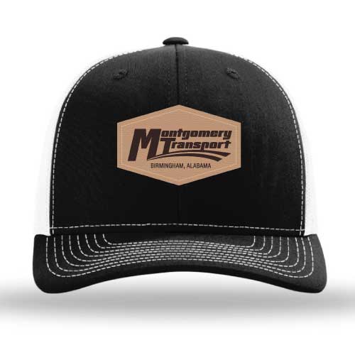 Richardson LEATHER Patch Trucker Cap