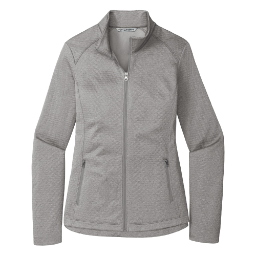 Port Authority Ladies Heather Fleece Full-Zip Jacket