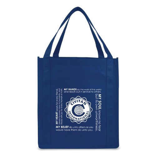 Saturn Jumbo Non-Woven Grocery Tote Image