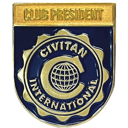 Civitan Club President Lapel Pin Image