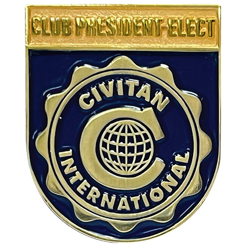 Civitan Club President-Elect Lapel Pin Image