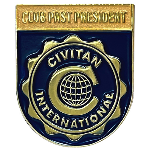 Civitan Club Past President Lapel Pin Image