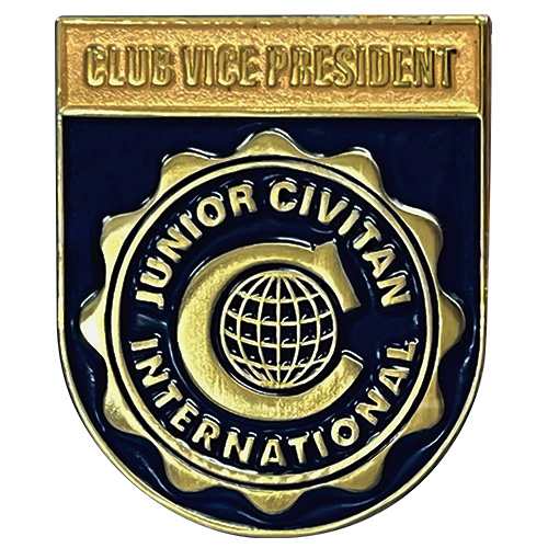Junior Civitan Club Vice President Lapel Pin Image