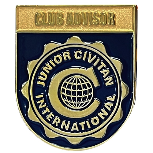Junior Civitan Club Advisor Lapel Pin Image