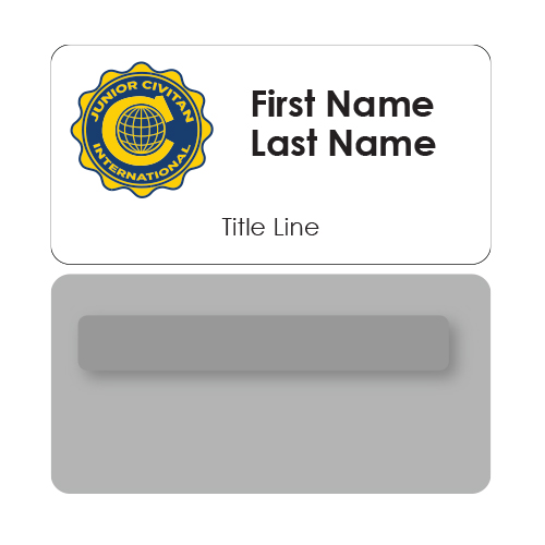 Junior Civitan Name Tag - 2 line Image