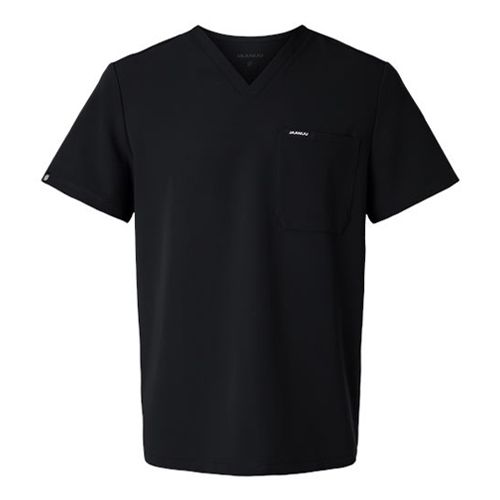 Jaanuu Men's 1-Pocket Scrub V-Neck Top Image
