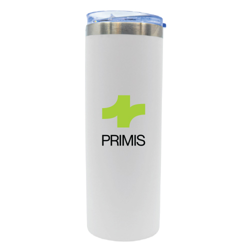 22 oz Rubberized Slim Tumbler