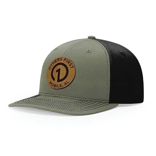 Richardson Leather Patch Trucker Cap - Others First