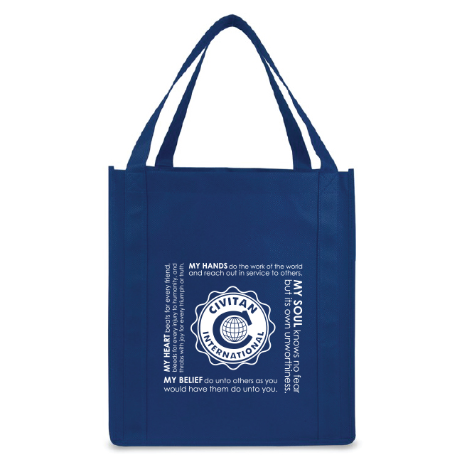 Saturn Jumbo Non-Woven Grocery Tote Image