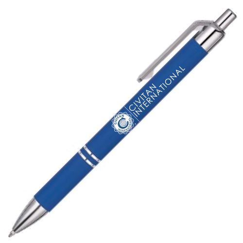 Blue Metal Pen - Set of 5 Image
