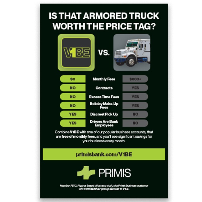 V1BE Half Sheet Flyer