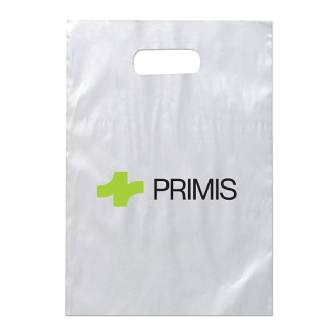 Frosted Clear Die Cut Handle Bag