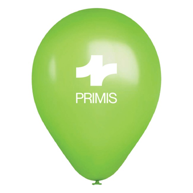 9" Lime Green Latex Balloon